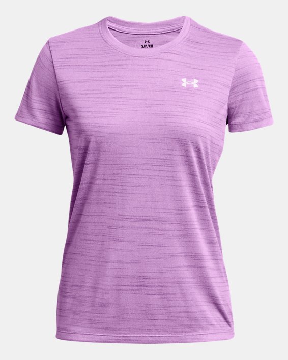 Camiseta de manga corta UA Tech™ Tiger para mujer, Purple, pdpMainDesktop image number 3
